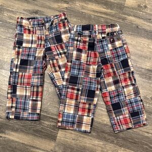 Like New Janie and Jack madras pants